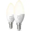 Image de Philips Hue White 5.5W E14 x2