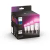 Image de Philips Hue Pack de 4 ampoules connectées E27 9W A60 - White & Color Ambiance