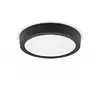 Image de Plafonnier LED Rond Noir Magneos 12W Blanc chaud 2700K