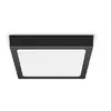 Image de Plafonnier LED Carré Noir Magneos 12W Blanc chaud 2700K