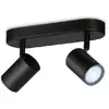 Image de WiZ IMAGEO Spots connectée 2x5W - Blanc variable - Noir