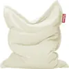 Image de Pouf en tissu écru Slim Teddy Original - Fatboy