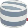 Image de Pouf extérieur rayé bleu océan Point Outdoor - Fatboy