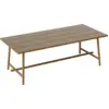 Image de Table de jardin rectangulaire en aluminium mocha 220x100x76cm Fred's - Fatboy