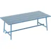 Image de Table de jardin rectangulaire en aluminium bleu 220x100x76cm Fred's - Fatboy
