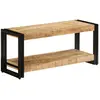 Image de vidaXL Meuble TV 90x30x40 cm Bois de manguier massif