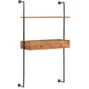 Image de vidaXL Bureau mural 90x40x170 cm - Acacia solide