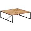 Image de vidaXL Table basse - 110x110x36 cm - Bois d'acacia solide