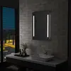 Image de vidaXL Miroir mural LED - Salle de bains 60x80 cm