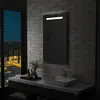 Image de Miroir mural à LED pour salle de bains 60x100 cm
