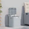 Image de vidaXL Boîte de rangement - Gris clair