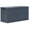 Image de vidaXL Boîte de jardin 320L - Noir