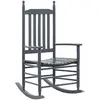 Image de vidaXL Chaise à bascule - Gris