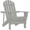 Image de vidaXL Chaise de jardin bois massif gris