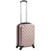 Image de vidaXL Valise rigide ABS Rose Doré