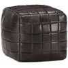 Image de VidaXL Pouf Cuir