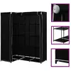 Image de VidaXL Garde-robe d'angle - Noir