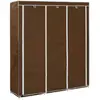 Image de vidaXL Armoire avec compartiments et barres - Marron