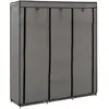 Image de vidaXL Armoire avec compartiments - Gris