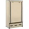 Image de VidaXL Garde-robe Portable Crème