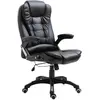 Image de vidaXL Chaise de bureau - Noir Similicuir