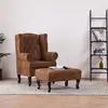 Image de VidaXL Fauteuil Chesterfield - Marron
