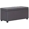 Image de vidaXL Pouf de rangement 87,5 cm