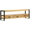 Image de vidaXL Meuble TV 150x30x45 cm Bois de manguier