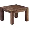 Image de vidaXL Table basse 50x50 cm - Bois de manguier