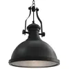 Image de VidaXL Plafonnier Noir Rond