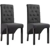 Image de vidaXL Chaises 2 pcs - Gris