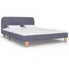 Image de vidaXL Cadre de lit sans matelas - Gris clair 140x200 cm