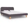 Image de vidaXL Cadre Taupe 180x200 cm Tissu