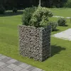 Image de vidaXL Lit surélevé à gabion Acier galvanisé 90x50x100 cm
