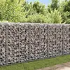 Image de vidaXL Mur à gabion avec couvercles - Acier galvanisé