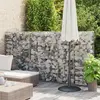 Image de VIDAXL Mur à gabion avec couvercles - Acier galvanisé