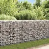 Image de vidaXL Mur à gabion avec couvercles - Acier galvanisé
