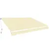 Image de vidaXL Auvent pliant 600 cm Crème