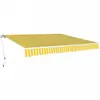 Image de vidaXL Auvent pliable manuel - 6 m - Jaune et blanc