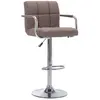 Image de VidaXL Tabouret de bar - Tissu taupe