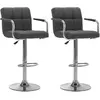 Image de VIDAXL Chaises de bar - Gris foncé