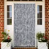Image de vidaXL Moustiquaire Chenille Argenté 100x220 cm