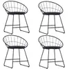 Image de vidaXL Chaises similicuir - Noir