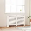 Image de vidaXL Cache-radiateur MDF Blanc 152 cm