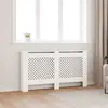Image de vidaXL Cache-radiateur MDF Blanc 152x19x81,5 cm