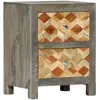 Image de VidaXL Table de chevet - Gris