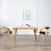 Image de vidaXL Chaises à manger - Similicuir et bois courbé - Noir