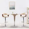 Image de Vidaxl Tabourets de bar lot de 2 - Crème