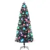 Image de Sapin de Noël vidaXL 240 cm LED/fibre optique