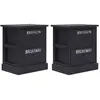 Image de VIDAXL Lot de 2 tables de chevet bois de Paulownia
